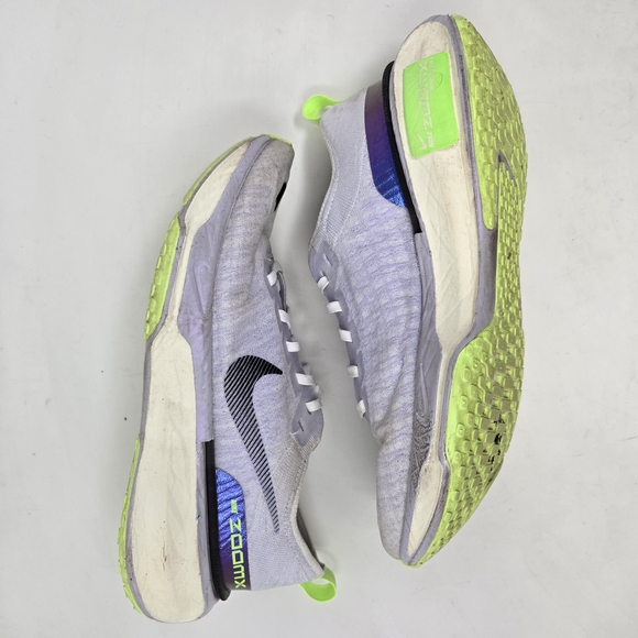Nike Flyknit ZoomX Invincible Run 3 Women's 10 Men's 8.5 Purple Green DR2660-100 - Picture 1 of 9